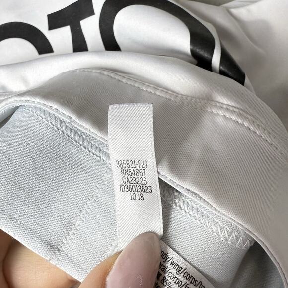 Victoria Secret Sport Black and White Graphic Sports Bra Bralette Size M - Picture 5 of 11